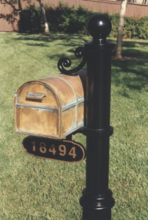 Cast Aluminum Address Plaque